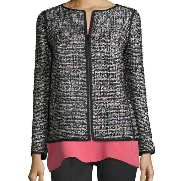 Lafayette 148 Tweed Blazer Jacket Petite - Picture 1 of 9